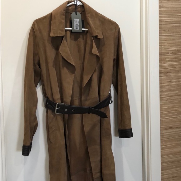 All Saints | Jackets & Coats | All Saints Brown Suede Duster Jacket | Poshmark